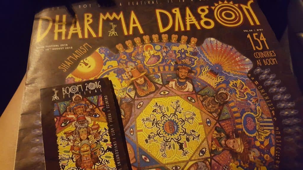 Dharma Dragon Newspaper from Boom Festival